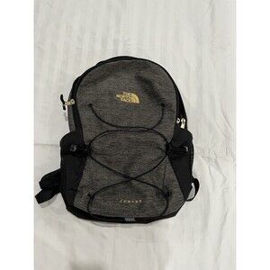 THE NORTH FACE Jester Everyday Laptop School Backpack Black Gold Hiking